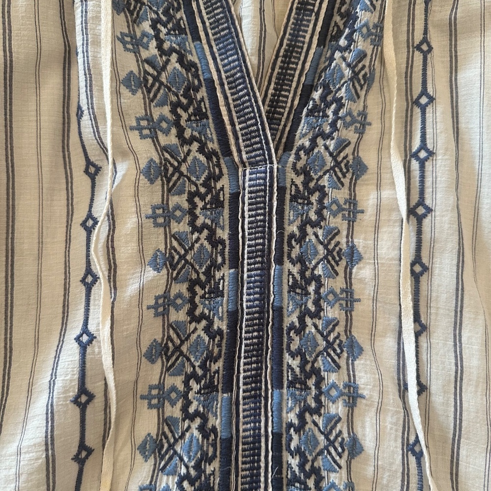 JOHNNY WAS WORKSHOP - SHEA PEASANT BLOUSE - SMALL - Picture 2 of 6